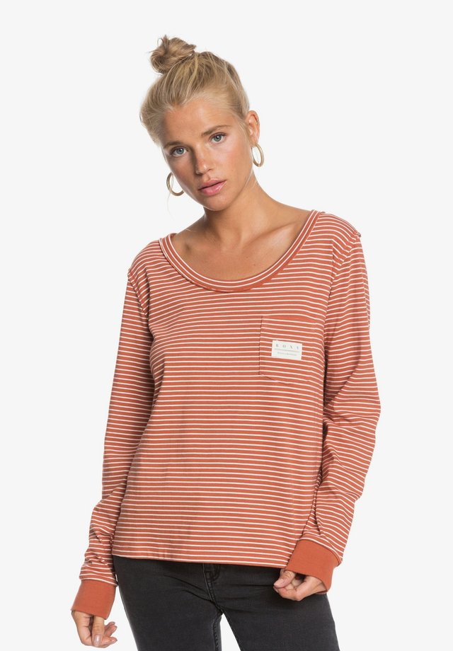 SUNLIT DREAM - Long sleeved top - auburn me stripes