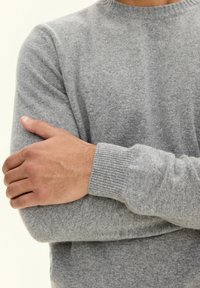 Oscar Jacobson LUKE ROUNDNECK - Maglione - grey melange