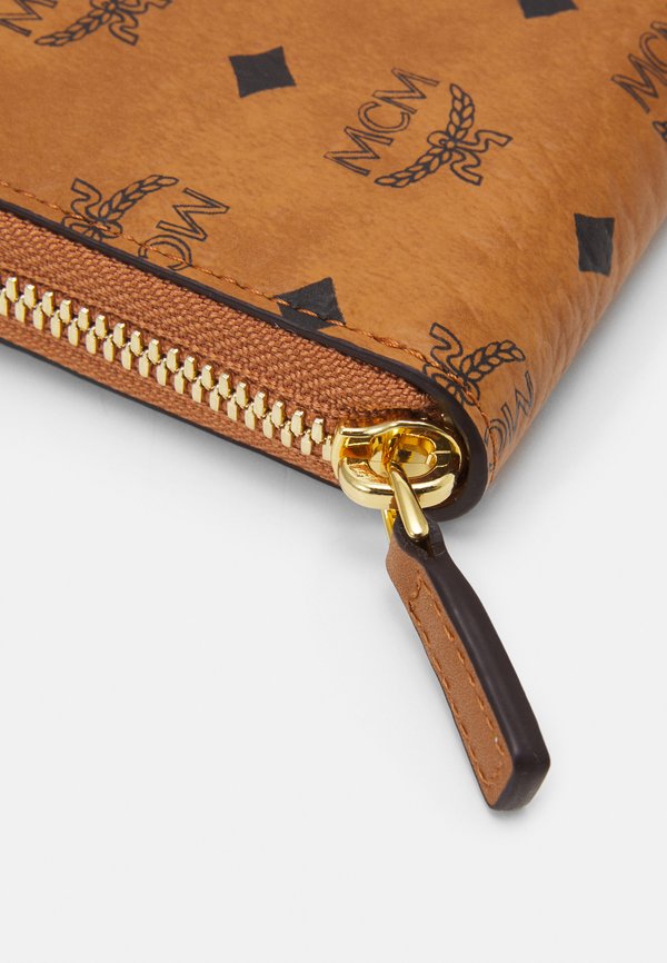 ZIP WALLET IN VISETOS ORIGINAL - Wallet - cognac4
