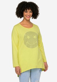 Angel of Style - SMILEY V-AUSSCHNITT - Longsleeve - yellow Miniatuurafbeelding 1