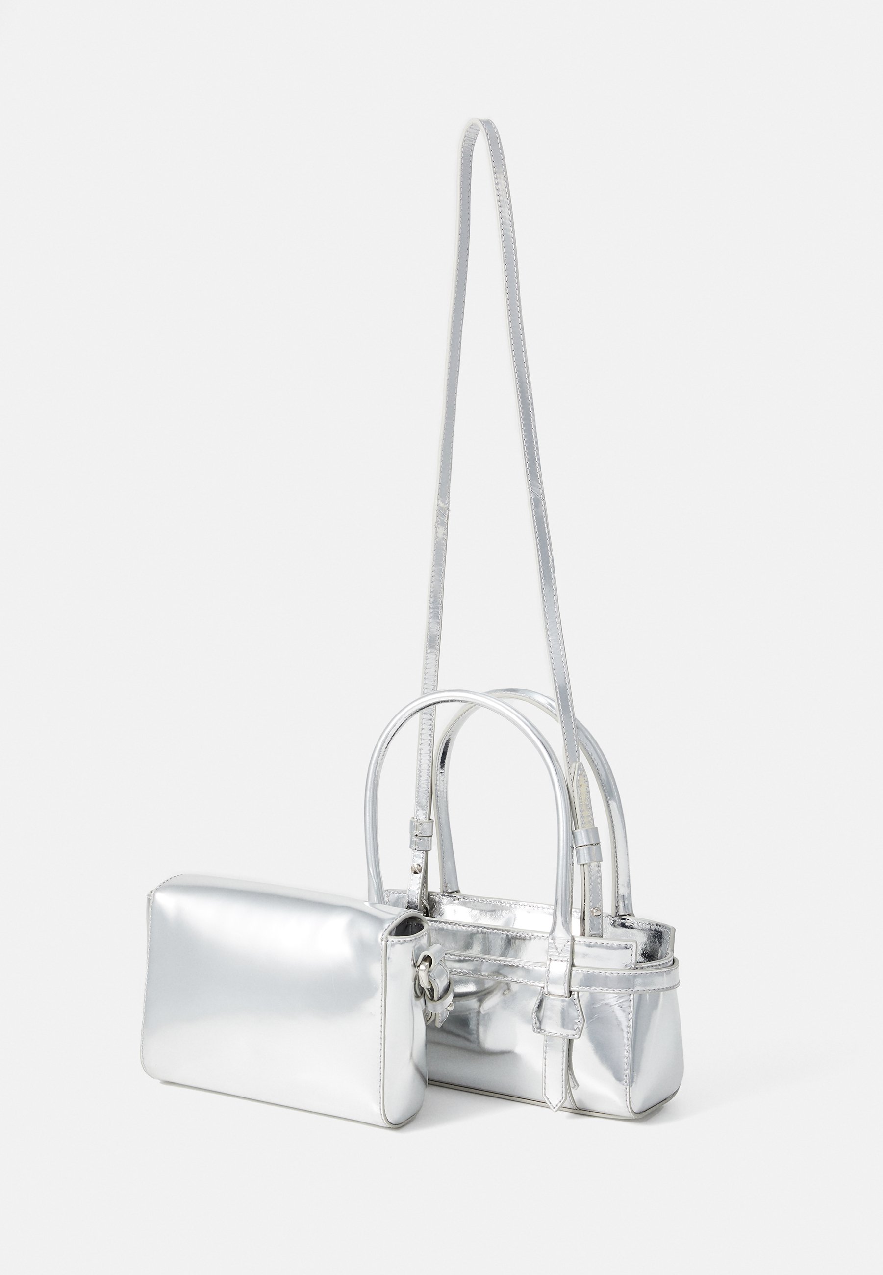 Dsquared2 MINI SHOULDER BAG SET - Handbag - silver-coloured