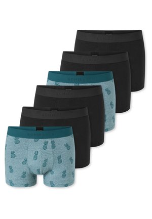 955 6-PACK - Boxershort - schwarz türkis