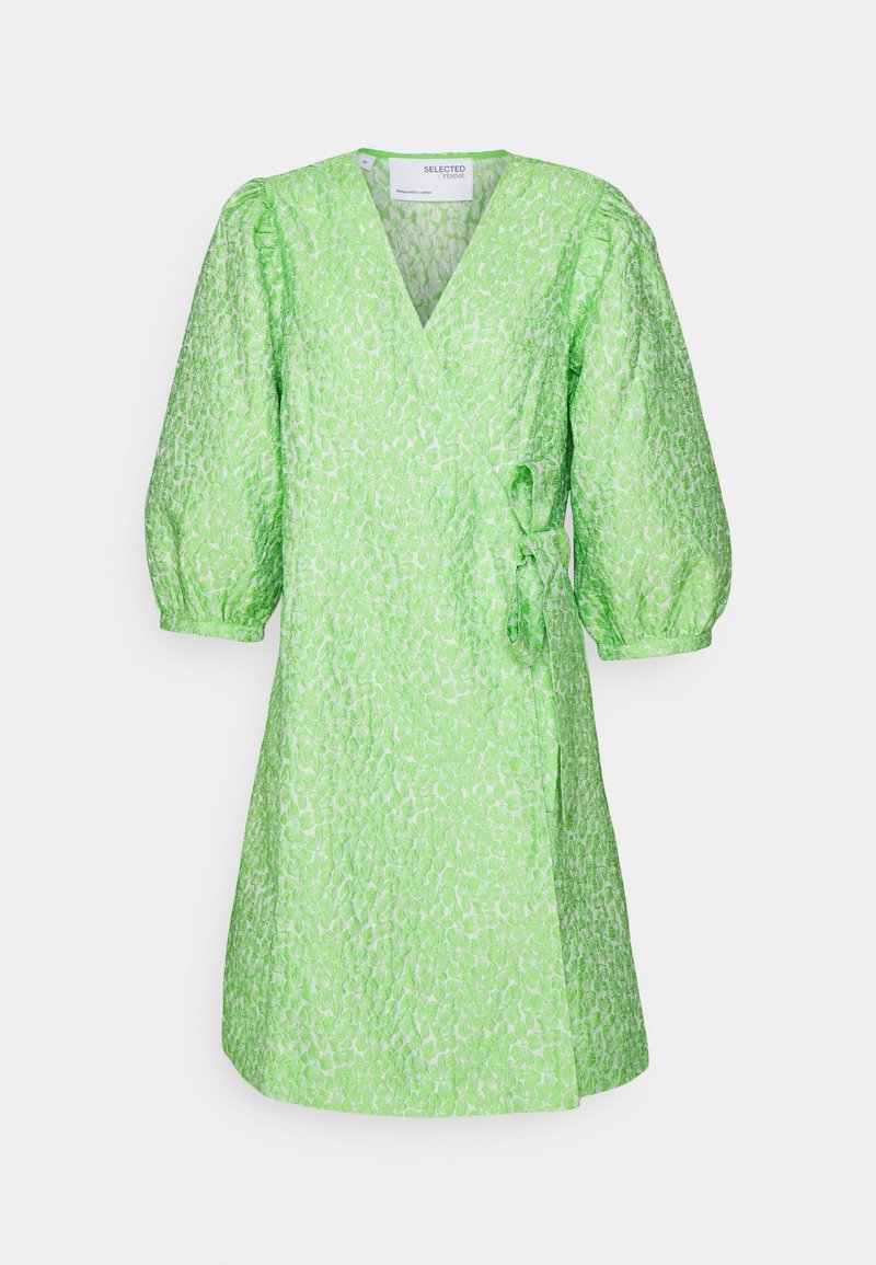 Damen Freizeitkleider | Selected Femme SLFJULIA SIV 3/4 Freizeitkleid dark citron/grün - DZ05240 Damen Freizeitkleider | Selected Femme SLFJULIA SIV 3/4 Freizeitkleid dark citron/grün - DZ05240
