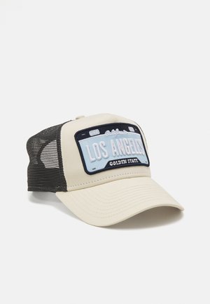 New Era TRUCKER UNISEX - Pet - off-white/black