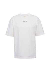 HALO GRAPHIC BOXY - T-shirt print - marshmallow