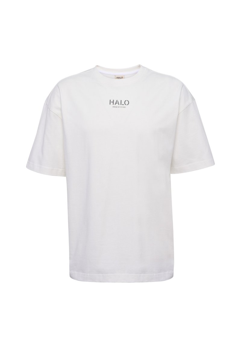 HALO GRAPHIC BOXY - T-shirt print - marshmallow