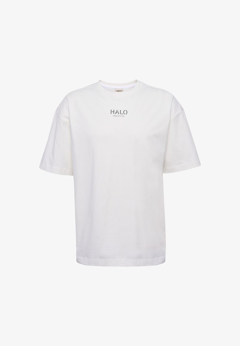 HALO GRAPHIC BOXY - T-shirt med print - marshmallow