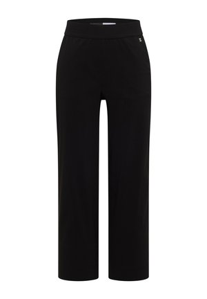 Cecil HIGH WAIST WIDE LEG HOSE IM LOOSE FIT - Pantalon classique - black