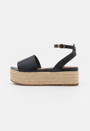 Plateausandalette - black