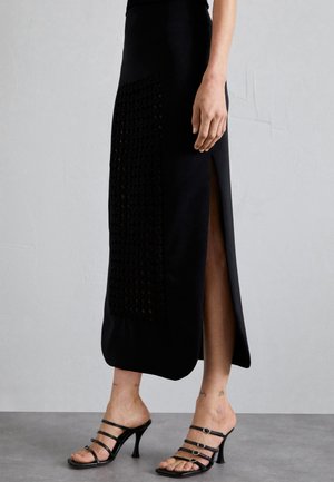 A.W.A.K.E. MODE SKIRT WITH FRAME INSERT - Długa spódnica