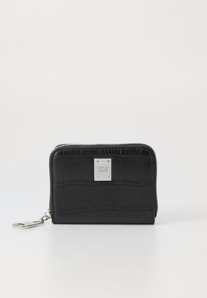 REMY CROC ZIP WALLET - Peněženka - black
