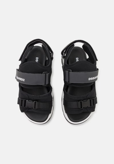 Dsquared2 UNISEX - Vaellussandaalit - black/white