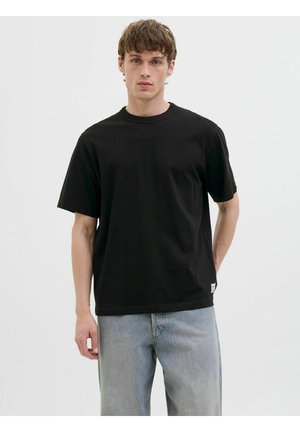 JJEDOVER TEE SS CREW NECK NOOS - Camiseta básica - black