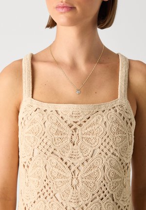 WITH ALL MY HEART PAVE PENDANT - Collier - clear/two tone