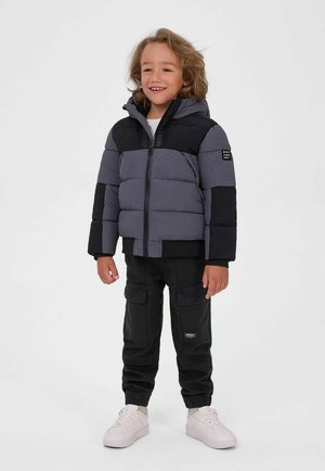 MINOTI, COLOUR BLOCK WITH STORM CUFFS - WINTER JACKET - Veste d'hiver - charcoal