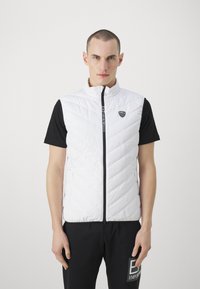 EA7 Emporio Armani - WAISTCOAT - Vesta - bianco Miniatura obrázku 1