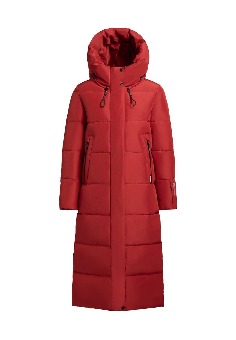 khujo Wintermantel rood