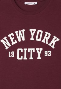 AMPIA STAMPA COLLEGE - T-shirt con stampa - bordeaux