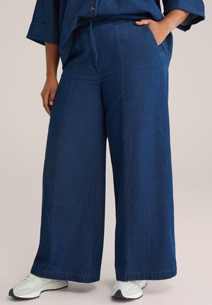 CURVE - Flared Jeans - dark blue