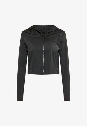 Cipzáras pulóver - schwarz