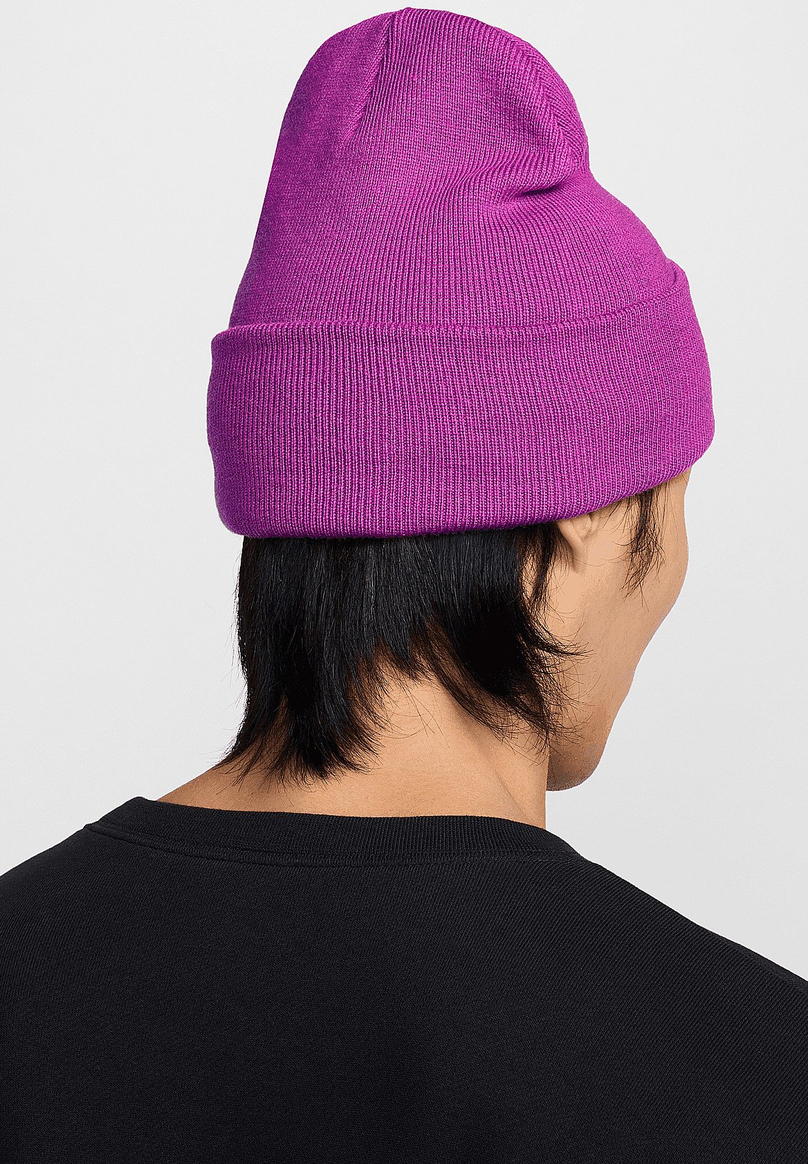 purple nike beanie