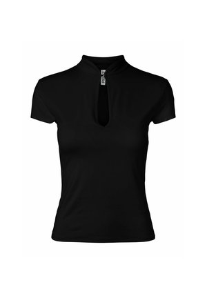 Pieces, PCAIDA HIGH NECK TOP - Βασικό μπλουζάκι - black
