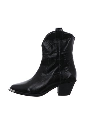 Gemini Cowboy/biker ankle boot - schwarz