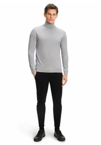 FALKE BASIC ROLL NECK - Maglione - light grey
