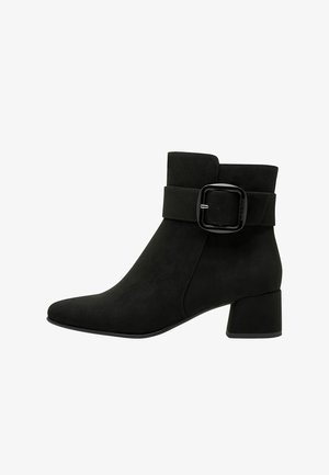 Marco Tozzi, STIEFELETTE - Lage laarzen - black