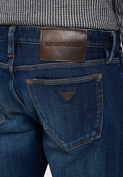 Emporio Armani Slim fit jeans - denim blu
