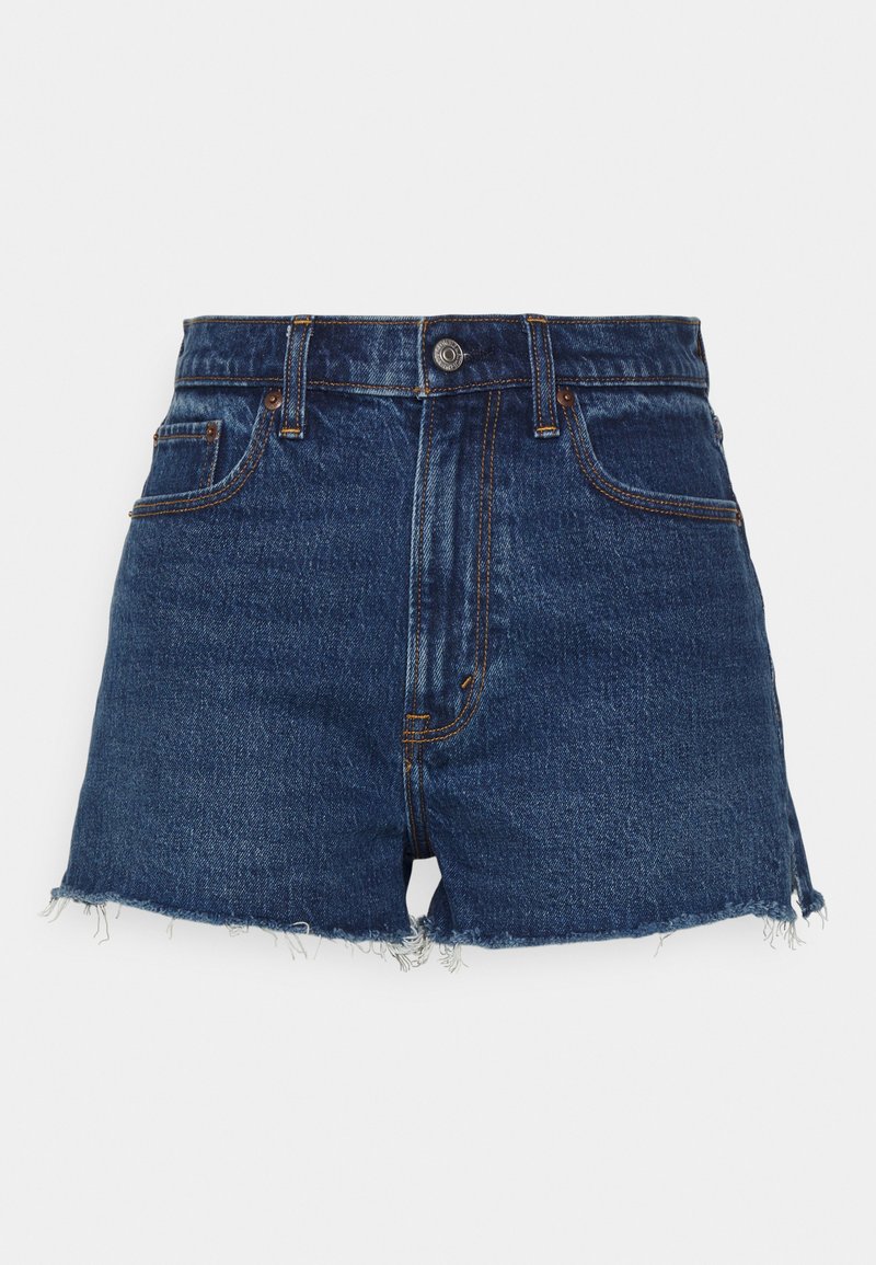 Abercrombie & Fitch Jeansshort donkerblauw denim Abercrombie & Fitch Jeansshort donkerblauw denim