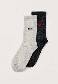 CROCO UNISEX 2 PACK - Socks - black/grey