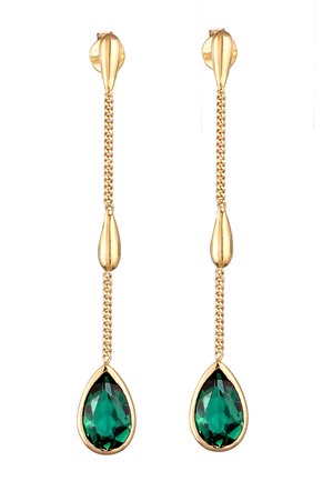 DAINTY DROP FORREST - Boucles d'oreilles - gold-coloured