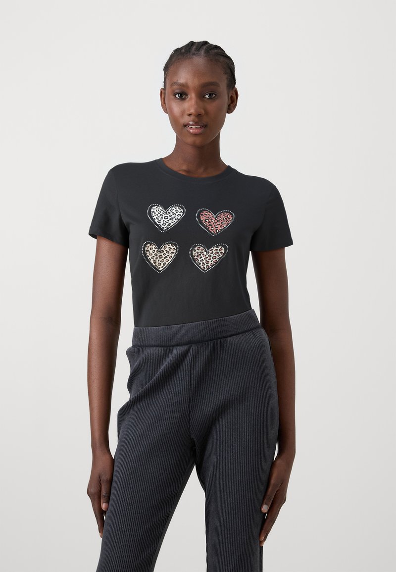 ONLY ONLKITA LIFE - T-shirts med print - black