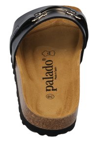 Palado LAUDRA - Pantolette flach - schwarz metallic