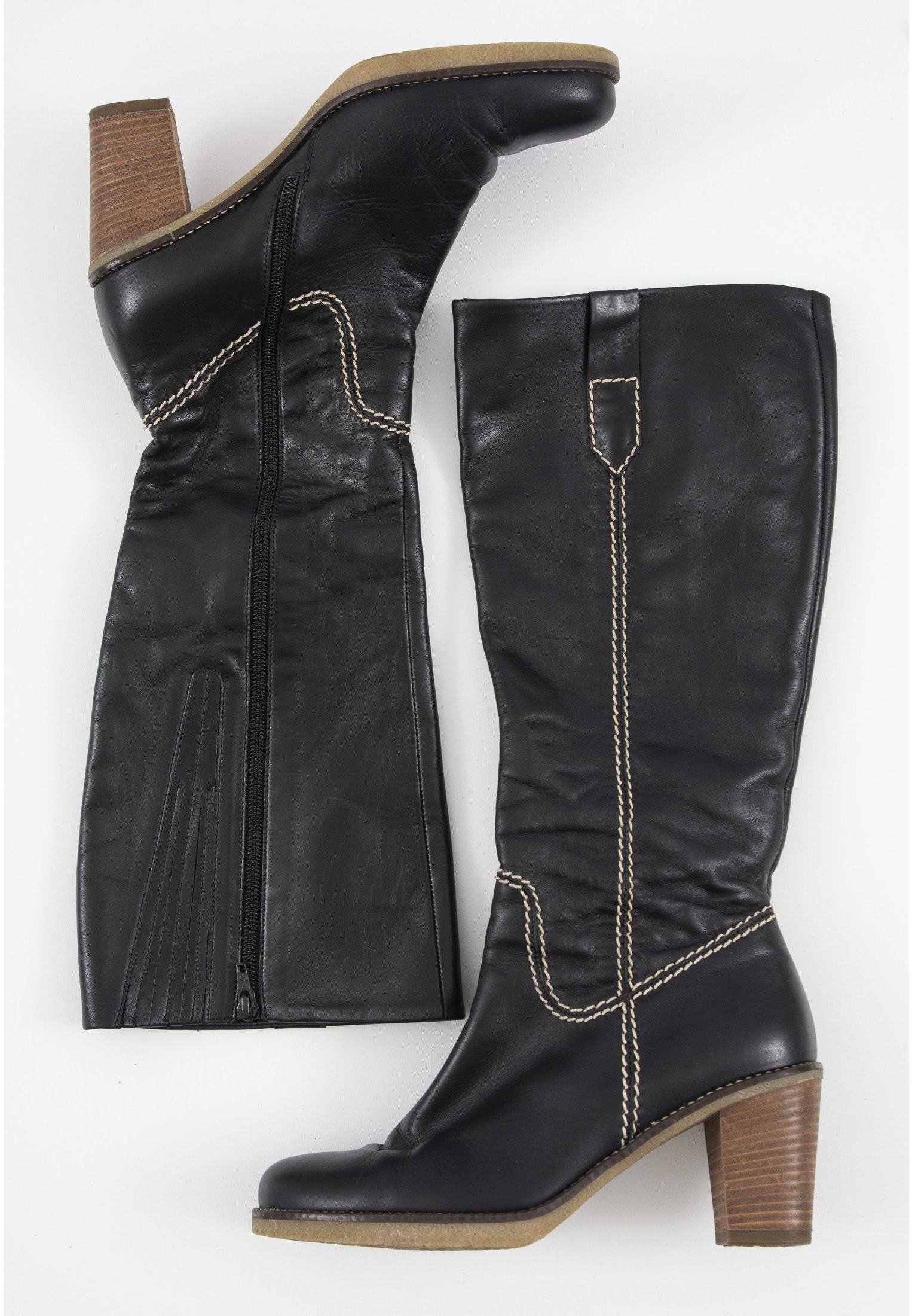 Gabor Laarzen met hoge hak - schwarz/Zwart - Zalando.nl