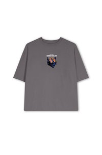 BURNING REBELLION UNISEX - Print T-shirt - gray