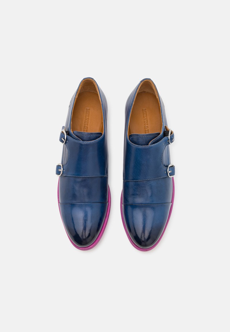 Melvin & Hamilton SELINA 87 - Slipper - marine/rich tan/fuxia  