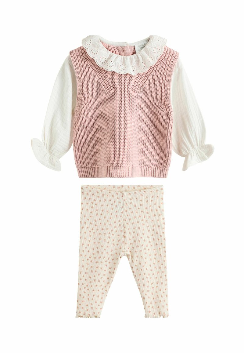 Next SET - Leggings - Hosen - pink floral