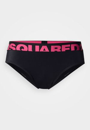 SUNSET CHASER LOGO SWIM BRIEF - Fecske fürdőnadrág - black/fuxia