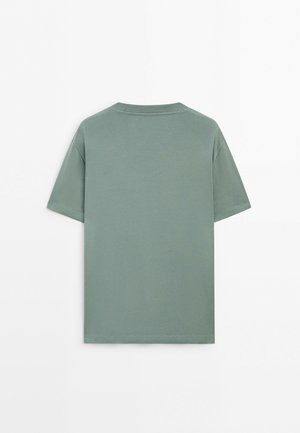 Massimo Dutti, T-shirt basique - blue-grey