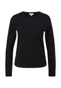 s.Oliver Langarmshirt - schwarz