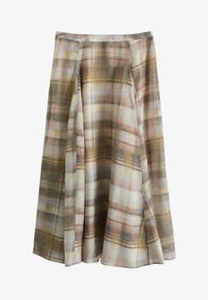 Next GODET - Maxisukňa - neutral pink check