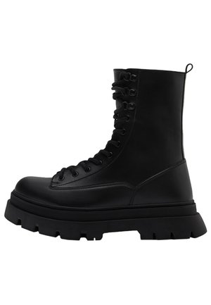 Bottines à lacets - black