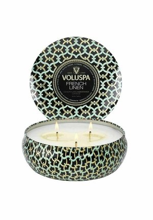 WICK DECORATIVE TIN FRENCH  - Duftlys - white