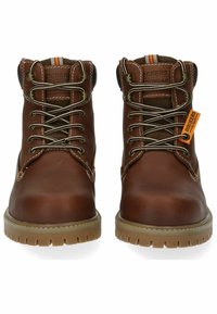 Dockers by Gerli Snørestøvletter - cognac