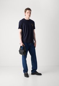 GANT GARMENT WASHED - Marškinėliai su spaudiniu - evening blue