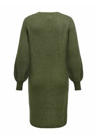ONLY Carmakoma CARKATIA LS V-NECK NOOS - Sarafanas - khaki