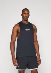 Under Armour TANK - Top - black/white/racer red