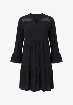 Angel of Style, OPENWORK PANEL FLOUNCE PANEL DRESS - Freizeitkleid - black